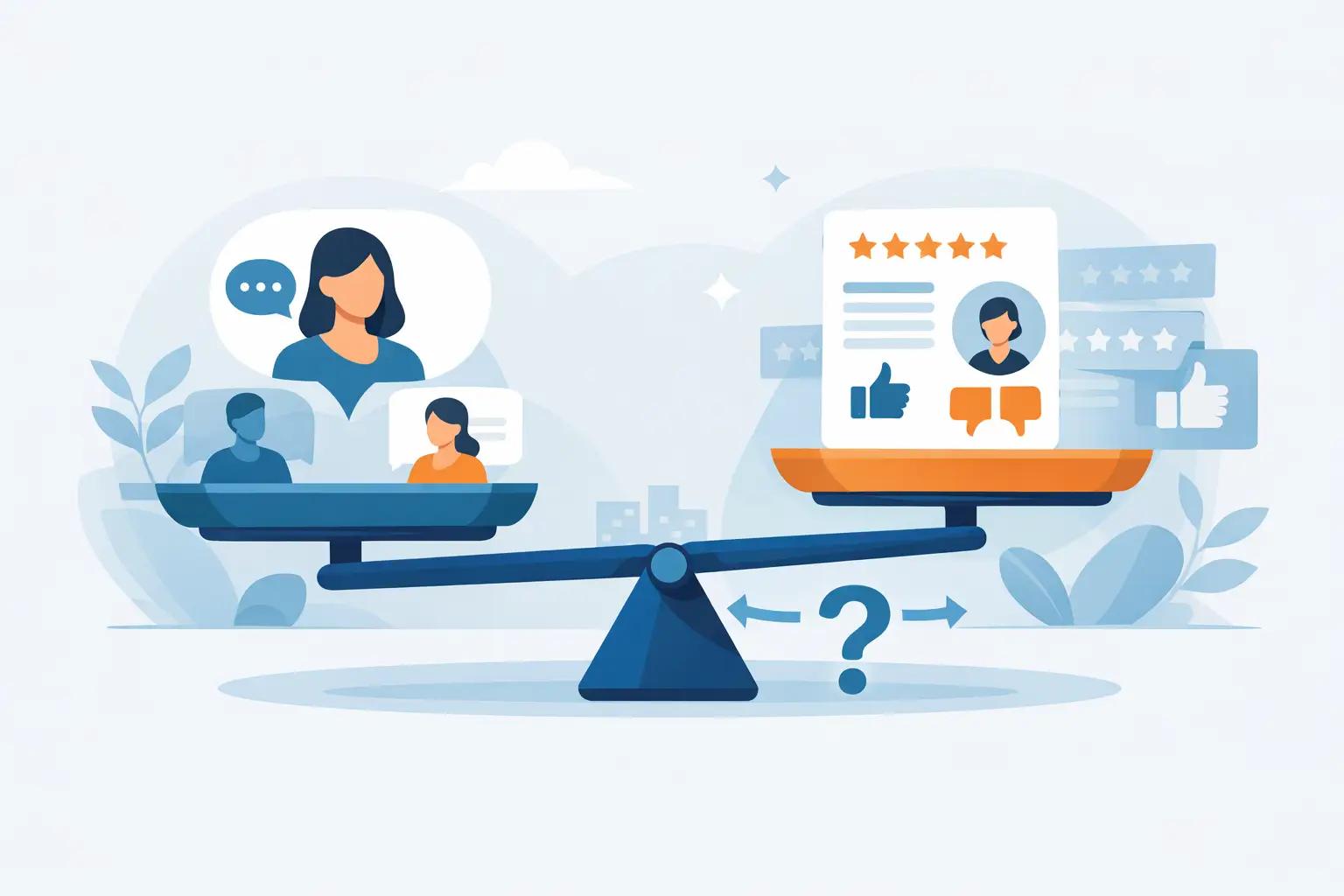 Testimonials vs Reviews: What Matters Most?