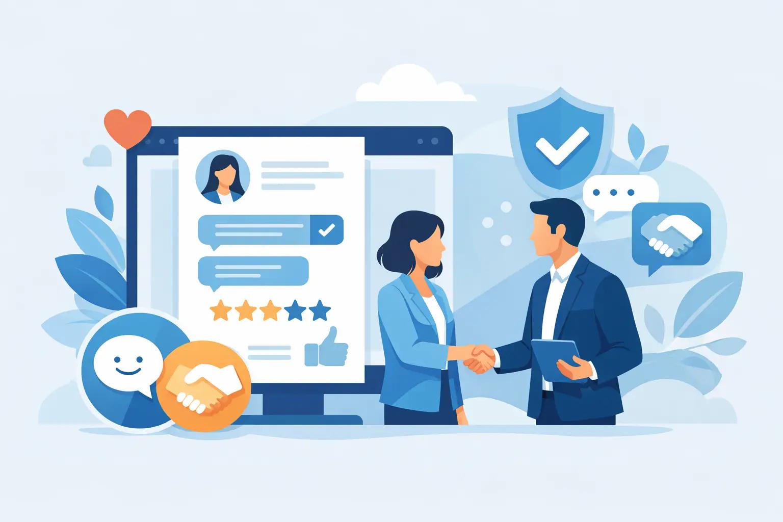 How a Branded Client Feedback Page Builds Trust