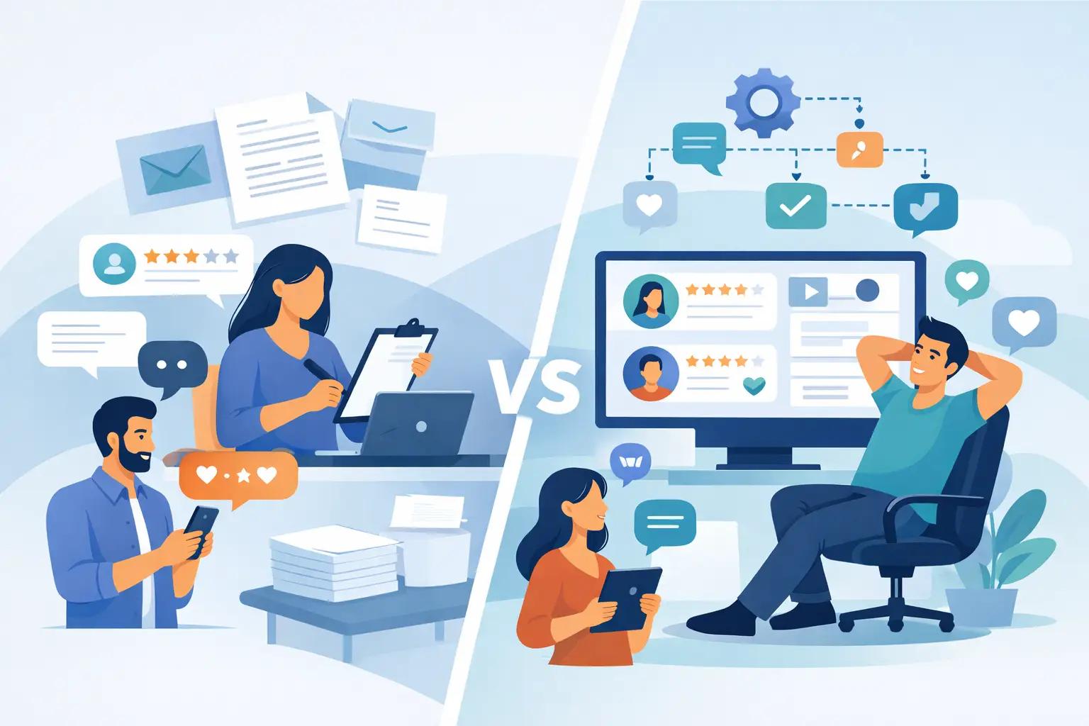 Manual Collection vs Testimonial Platform Compared